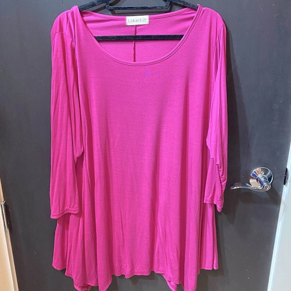 3XL 3/4 sleeve tunic top